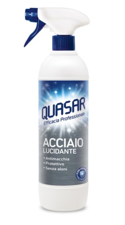 QUASAR DET.ACCIAIO SPRAY  ML. 580