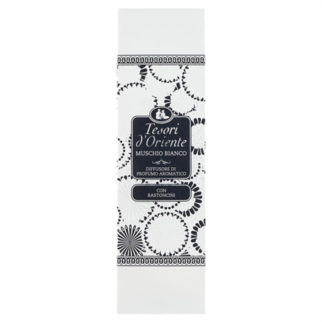 TES.D'OR. DIFFUSORE con BASTONCINI MUSCHIO BIANCO  ML.200