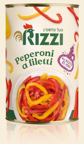 PEPERONI FILETTI R/G RIZZI Kg.5x3